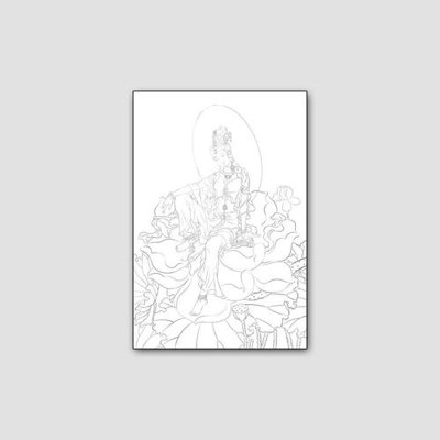 File gốc File tranh phật giáo PG09370 (chuẩn màu) cho in offset