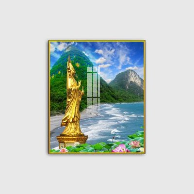 Download file gốc File tranh phật giáo PG09505 (in lụa) tranh 3D