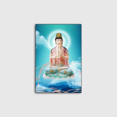 File gốc File tranh phật giáo PG09913 (in lụa) tranh thuận buồm