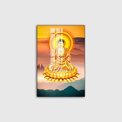 File gốc File tranh phật giáo PG10010 (in lụa) hoa văn cổ điển