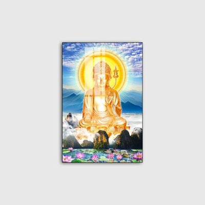 File gốc File tranh phật giáo PG10056 (in lụa) hoa văn cổ điển