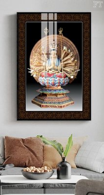 File in mica File tranh phật PG1015 (bản gốc) làm vách ngăn