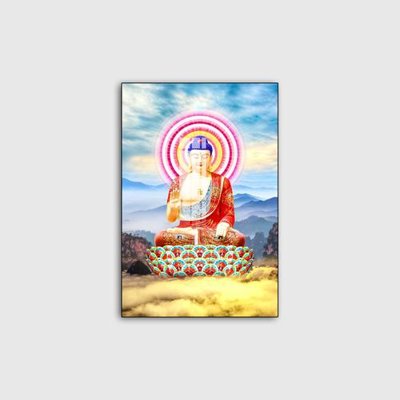 File in mica File tranh phật giáo PG10192 (bản gốc) làm vách ngăn