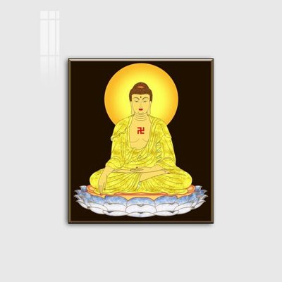 File in mica File tranh phật giáo PG10454 (bản gốc) làm vách ngăn