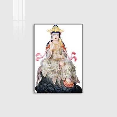 Download file gốc File tranh phật giáo PG10554 (in lụa) hoa lá