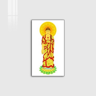 File gốc File tranh phật giáo PG10588 (in tráng gương) ốp tường