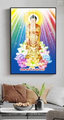 File gốc File tranh phật PG1064 (in tráng gương) hiện đại