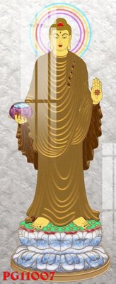 File PSD File tranh phật giáo PG11007 (gốc) cho in quảng cáo