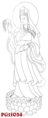 Download file gốc File tranh phật giáo PG11034 (in mica) 3D