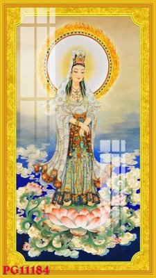 File in lụa File tranh phật giáo PG11184 (tân cổ điển) File tranh phật giáo PG11184