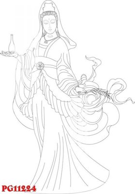 File tranh File tranh phật giáo PG11224 (ảnh gốc) in trần xuyên sáng