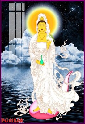 File in trần File tranh phật giáo PG11268 (file gốc) chủ đề vũ trụ