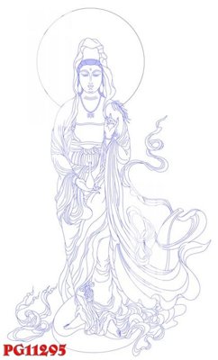 File gốc File tranh phật giáo PG11295 (AI/EPS) cho in ấn