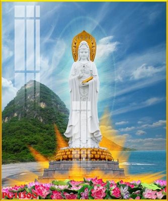 File tranh File tranh phật giáo PG11360 (gốc) phong cách tối giản