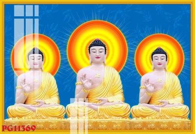 Ảnh gốc File tranh phật giáo PG11369 (nét căng) in mica