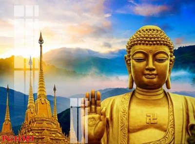 File tranh in trần File tranh phật giáo PG11381 (ảnh gốc siêu nét)