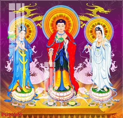 File gốc File tranh phật giáo PG11393 (in tráng gương) hiện đại