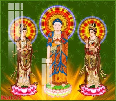 Download file gốc File tranh phật giáo PG11395 (in mica) 3D