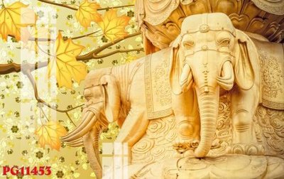 File tranh in trần 3D File tranh phật giáo PG11453 (ảnh gốc)