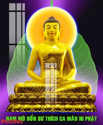 File ảnh File tranh phật giáo PG11501 (gốc) in Hiflex