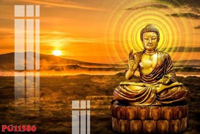 File gốc File tranh phật giáo PG11586 (in tráng gương) ốp tường