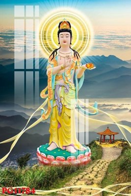 File gốc in ấn File tranh phật giáo PG11784 chuẩn màu CMYK