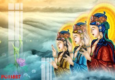 File in lụa File tranh phật giáo PG11827 (tân cổ điển) File tranh phật giáo PG11827