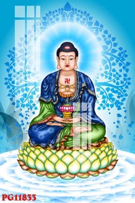 File PSD File tranh phật giáo PG11833 (bản gốc) cho nhà in
