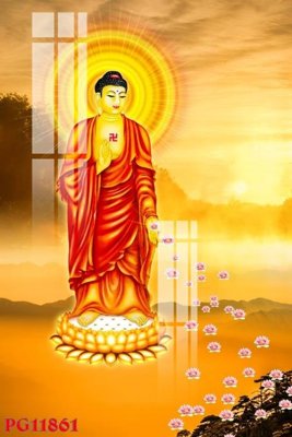 File PSD File tranh phật giáo PG11861 (gốc) cho in quảng cáo