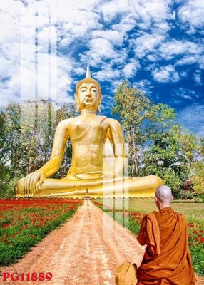 File gốc File tranh phật giáo PG11889 (AI/EPS) cho in ấn