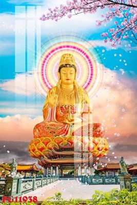 Download file gốc File tranh phật giáo PG11938 (in lụa) cao cấp