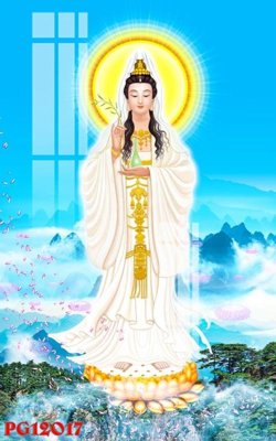 File in trần File tranh phật giáo PG12017 (bản gốc) trời sao