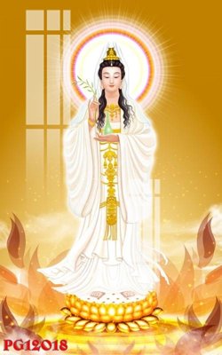 File gốc File tranh phật giáo PG12018 (in mica) làm quà tặng