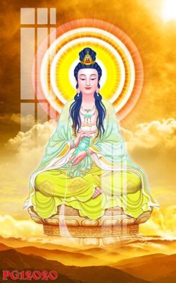 File tranh File tranh phật giáo PG12020 (ảnh gốc) in trần xuyên sáng
