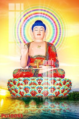 File PSD File tranh phật giáo PG12053 (bản gốc) dễ dàng edit