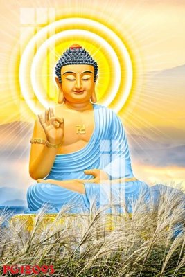 Tải file gốc in lụa File tranh phật giáo PG12093 siêu nét