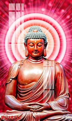 File in trần File tranh phật giáo PG12111 (bản gốc) hoa văn