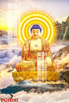 File tranh File tranh phật giáo PG12157 (ảnh gốc) in trần 3D