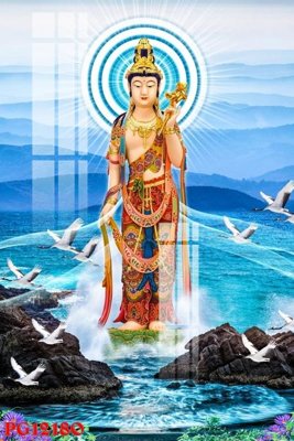 Download file gốc File tranh phật giáo PG12180 (in mica) logo