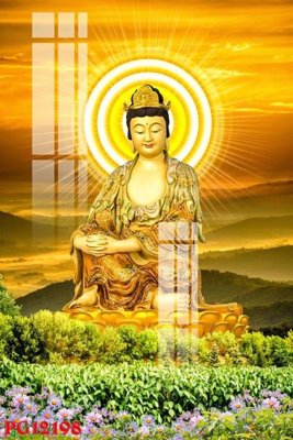 Download file gốc File tranh phật giáo PG12198 (in mica) logo