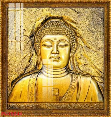 File tranh gốc in trần nhà File tranh phật giáo PG12241 3D