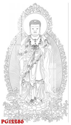 File ảnh File tranh phật giáo PG12286 (gốc) dùng in Pano