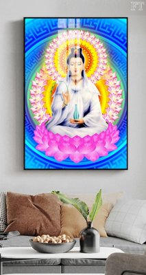 File PSD File tranh phật PG1231 (bản gốc) dễ dàng edit