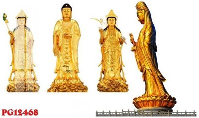 File in trần File tranh phật giáo PG12468 (bản gốc) hoa văn