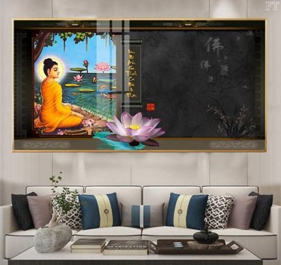 File ảnh File tranh phật PG1311 (gốc) in decal dán tường