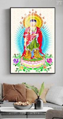 File in mica File tranh phật PG1321 (bản gốc) làm vách ngăn