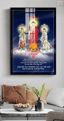 Ảnh gốc file in lụa File tranh phật PG1334 chi tiết