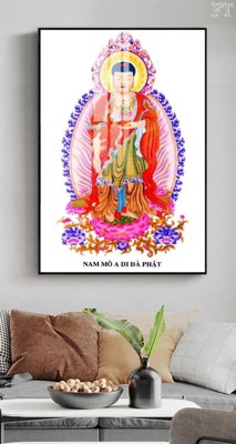 Ảnh gốc File tranh phật PG1338 (độ nét cao) in mica