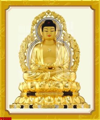 File gốc File tranh phật giáo PG13398 (in lụa) tranh phong thủy