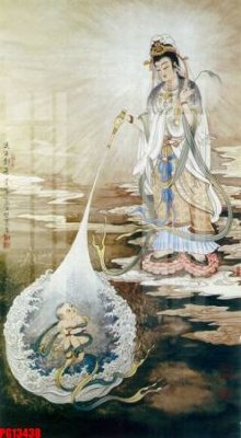 File tranh File tranh phật giáo PG13438 (bản gốc) in lụa 3D